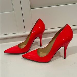 Kate Spade Vibrant Red Heels
